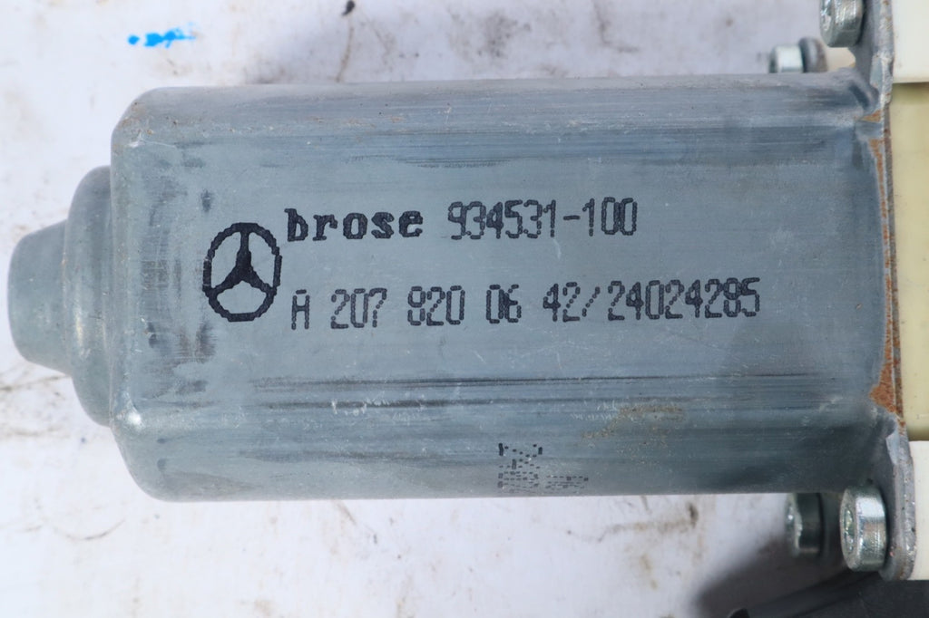 10-20 Mercedes W207 E350 CLS63 AMG SL550 Window Regulator Motor 2078200542 OEM