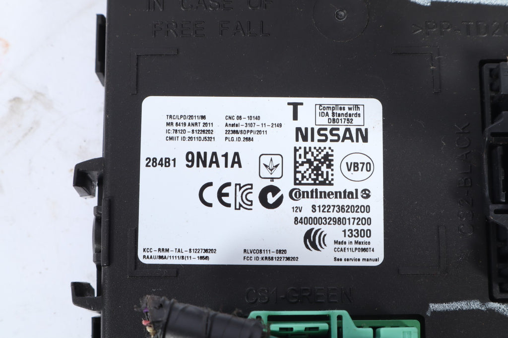 2013-2015 NISSAN PATHFINDER BODY CONTROL MODULE BCM  284B1-9NA1A OEM