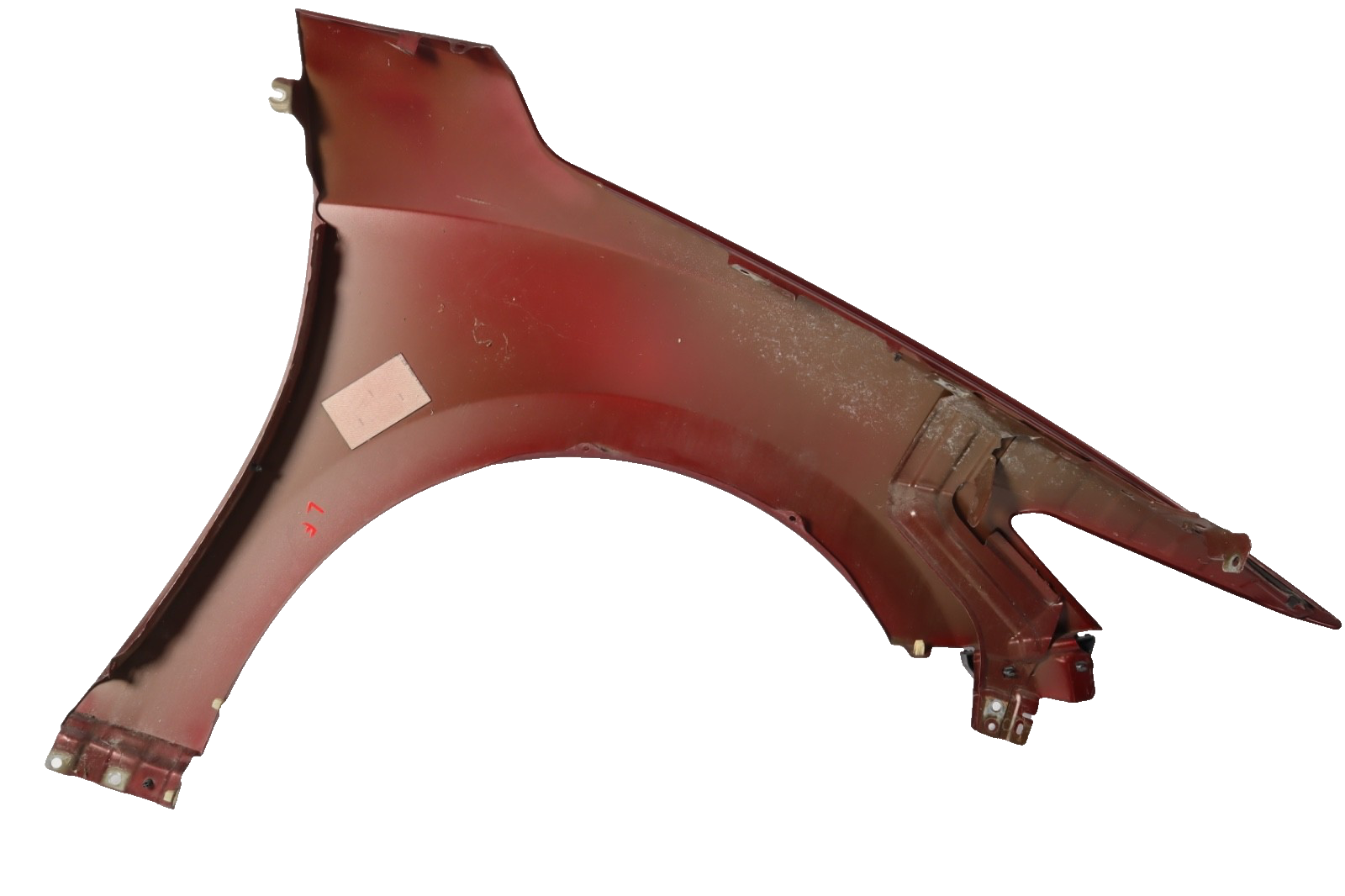 2016-2023 NISSAN MAXIMA FRONT LEFT SIDE FENDER COVER PANEL RED METALLIC OEM