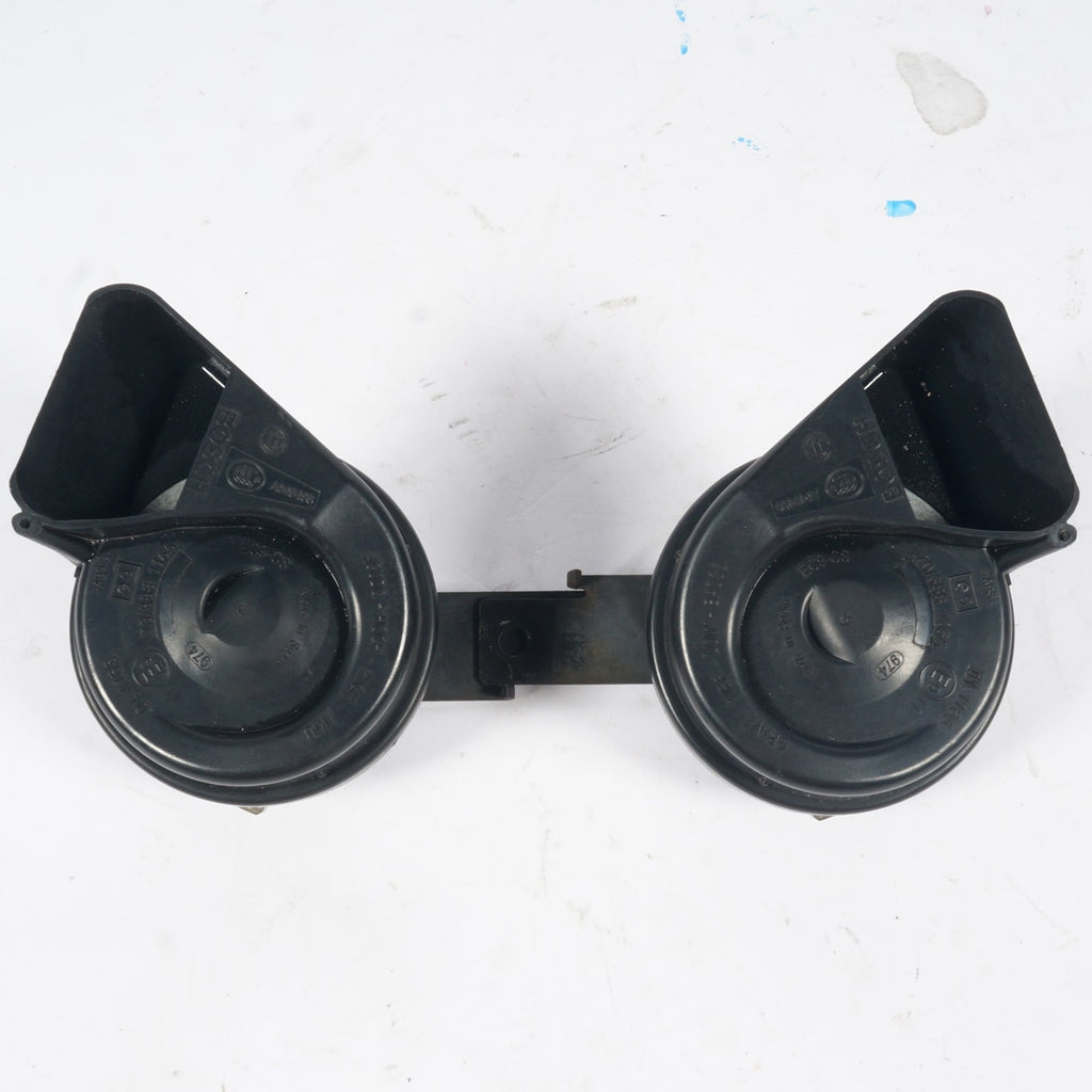 05-11 Mercedes SLK Class High & Low Tone Horn Horns Alarm Siren Set