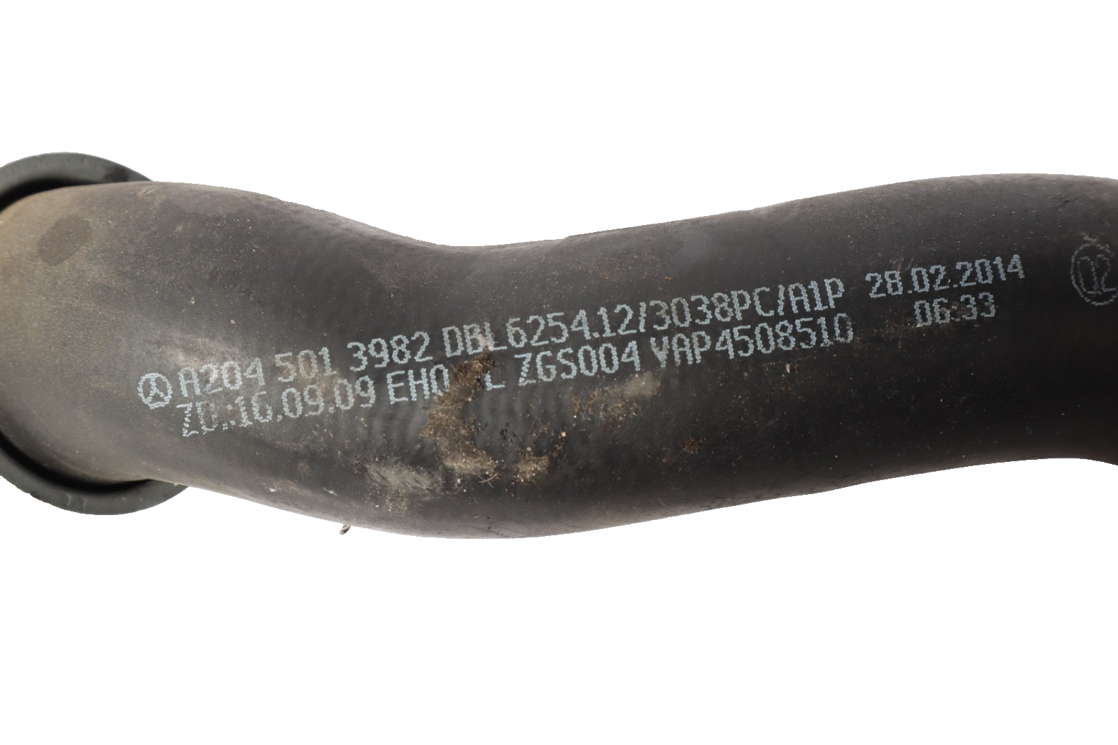 2014 Mercedes W207 E350 Coupe Radiator Cooling Hose Pipe Left 2045013982 OEM
