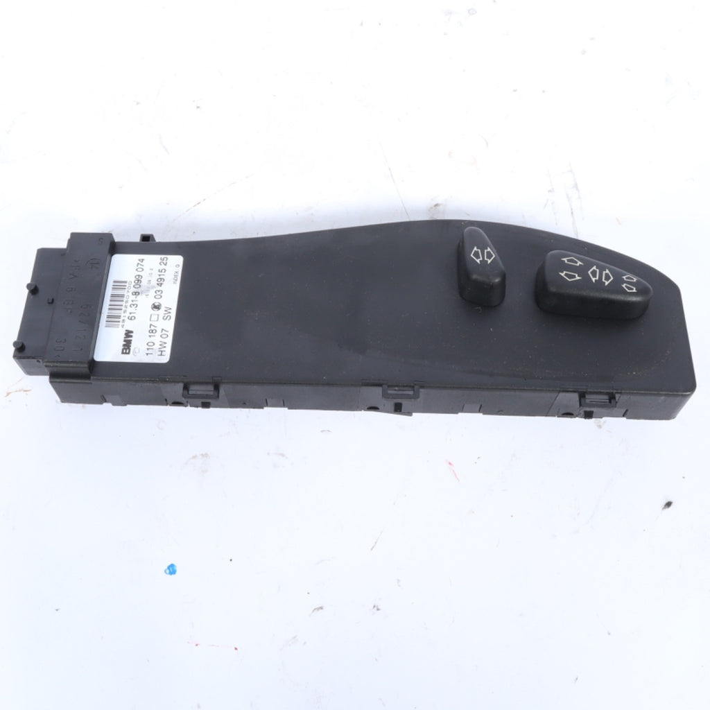 2007-2010 BMW X3 FRONT RIGHT POWER SEAT CONTROL SWITCH 61.31-8 099 074 OEM