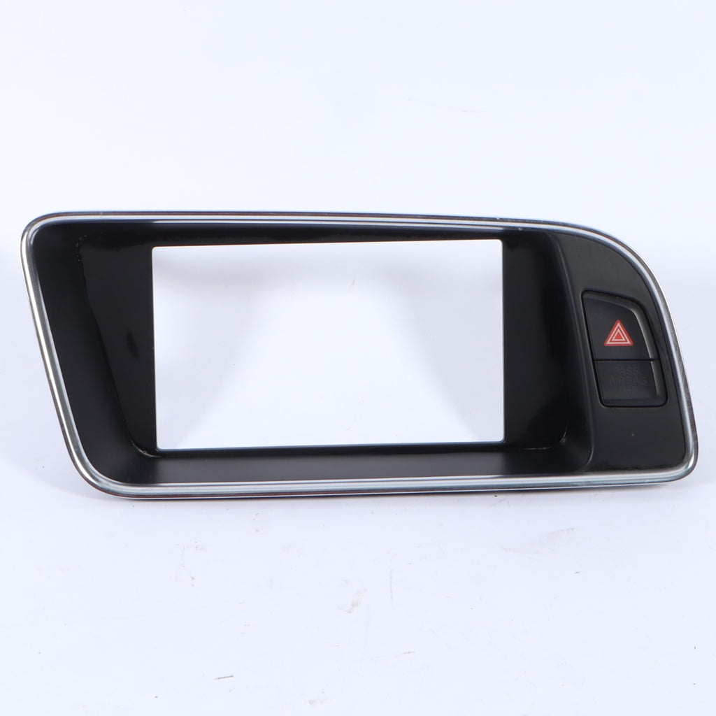 2009-2014 AUDI Q5 FRONT DASHBOARD CENTER DISPLAY BEZEL COVER TRIM OEM 8R1857186P