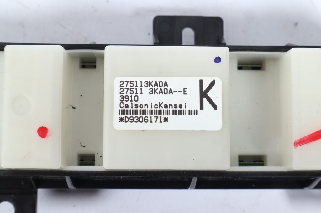 2013 2014 2015 NISSAN PATHFINDER TEMPERATURE AC CONTROLPANEL OEM 275113KA0A