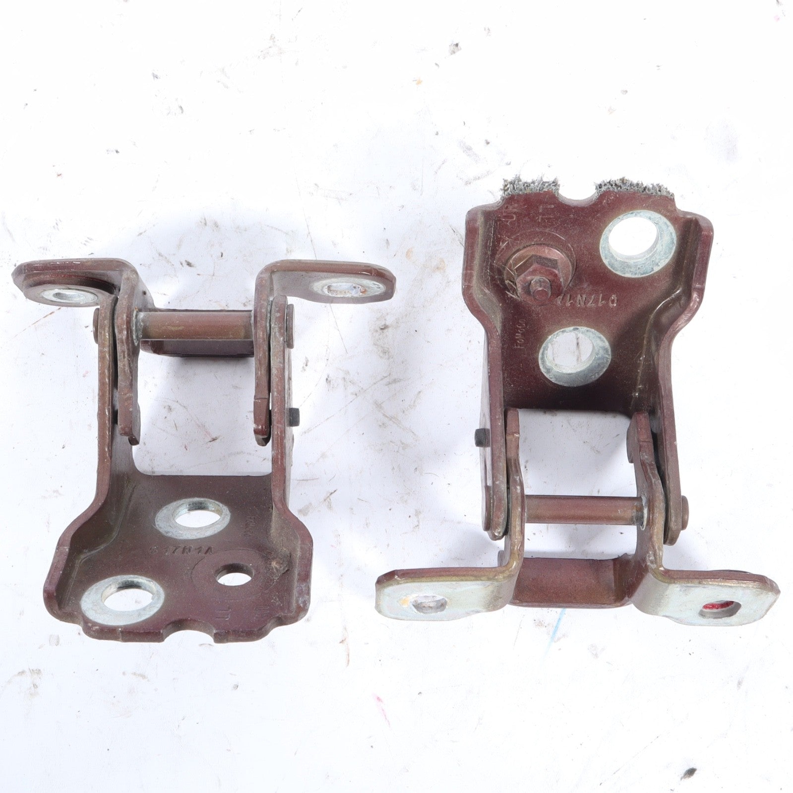 2010-2012 Ford Taurus Front Left Side Upper Lower Door Hinge Pair Set OEM