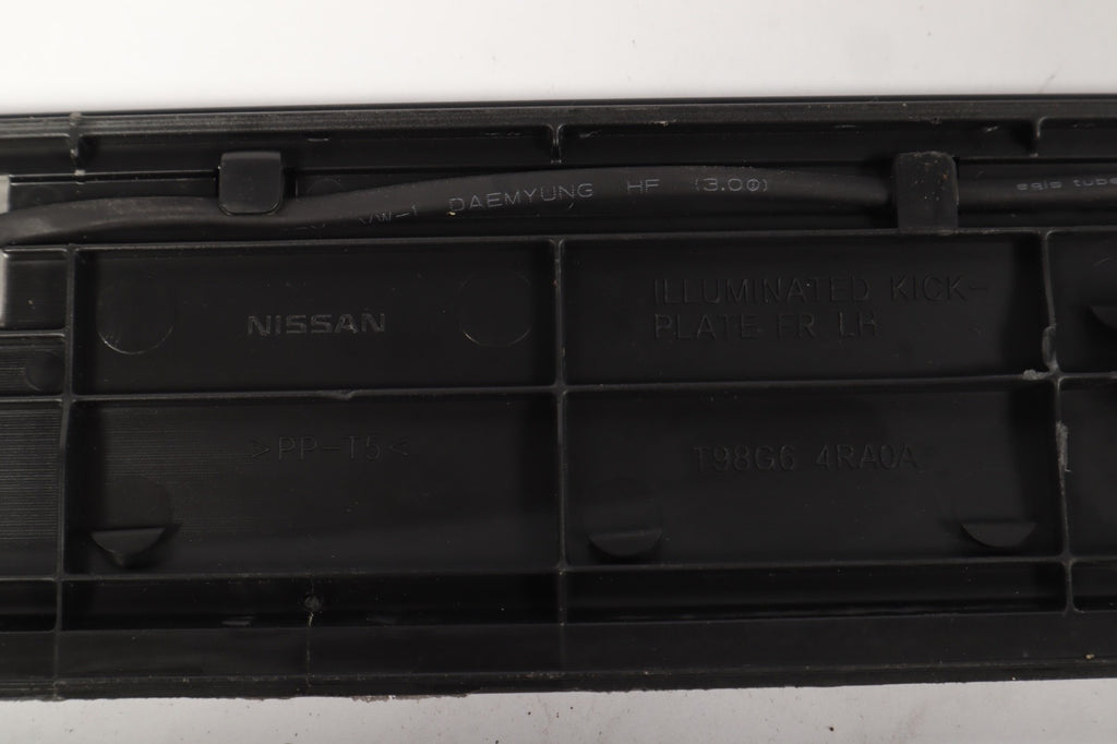 2016-2022 NISSAN MAXIMA FRONT LEFT ILLUMINATED KICK PLATE TRIM PIECE OEM