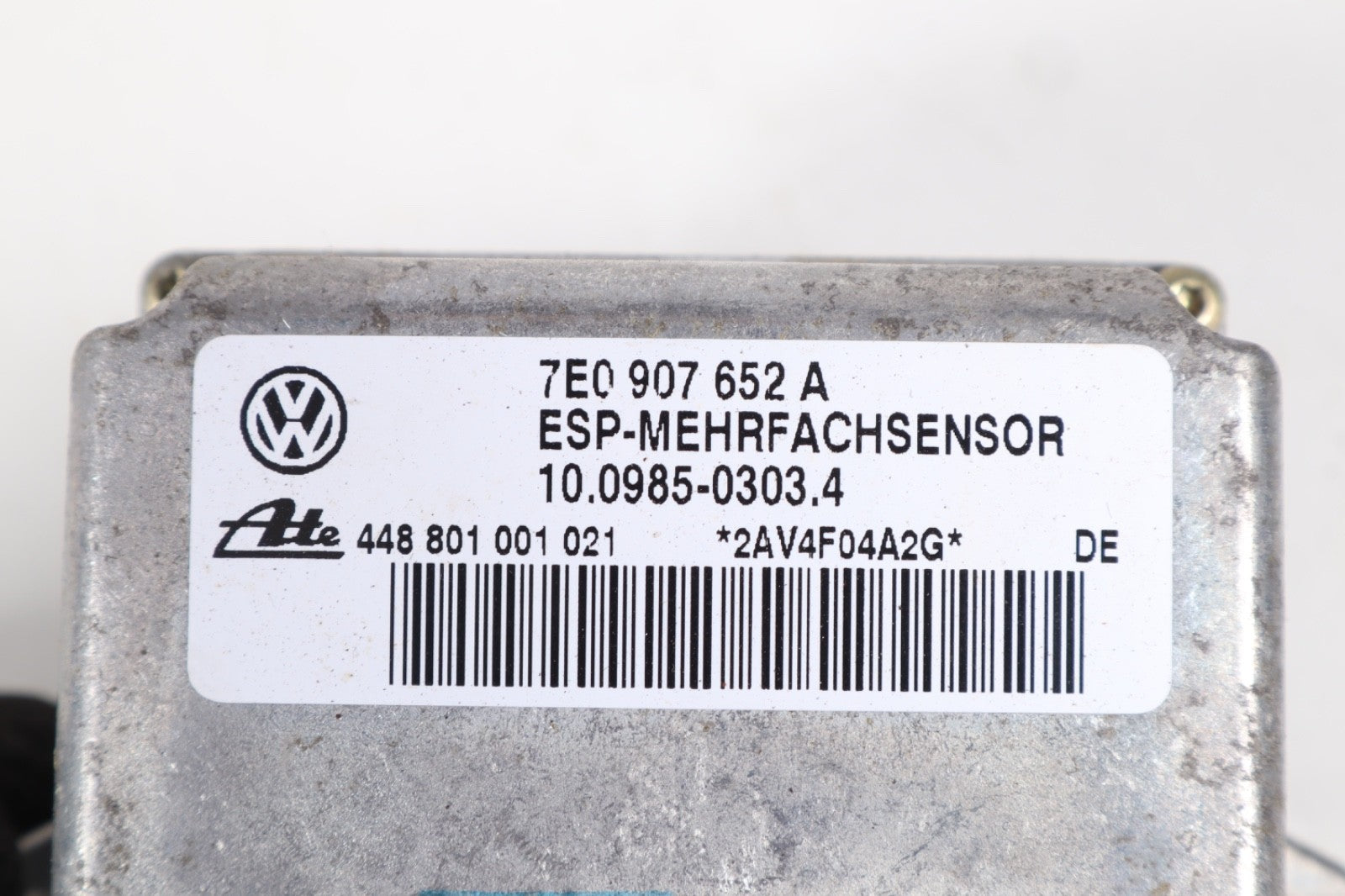 2003-2006 Porsche Cayenne Yaw Turn Rate Angle Sensor Control Module 7E0907652A