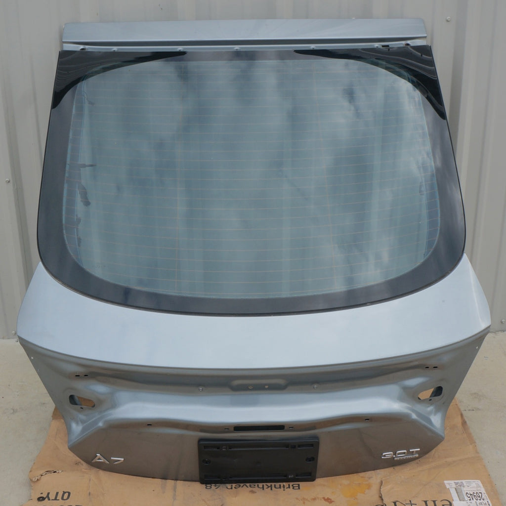 2012-2018 AUDI A7 REAR TAILGATE LIFTGATE SHELL PANEL W/ WINDOW GLASS OEM