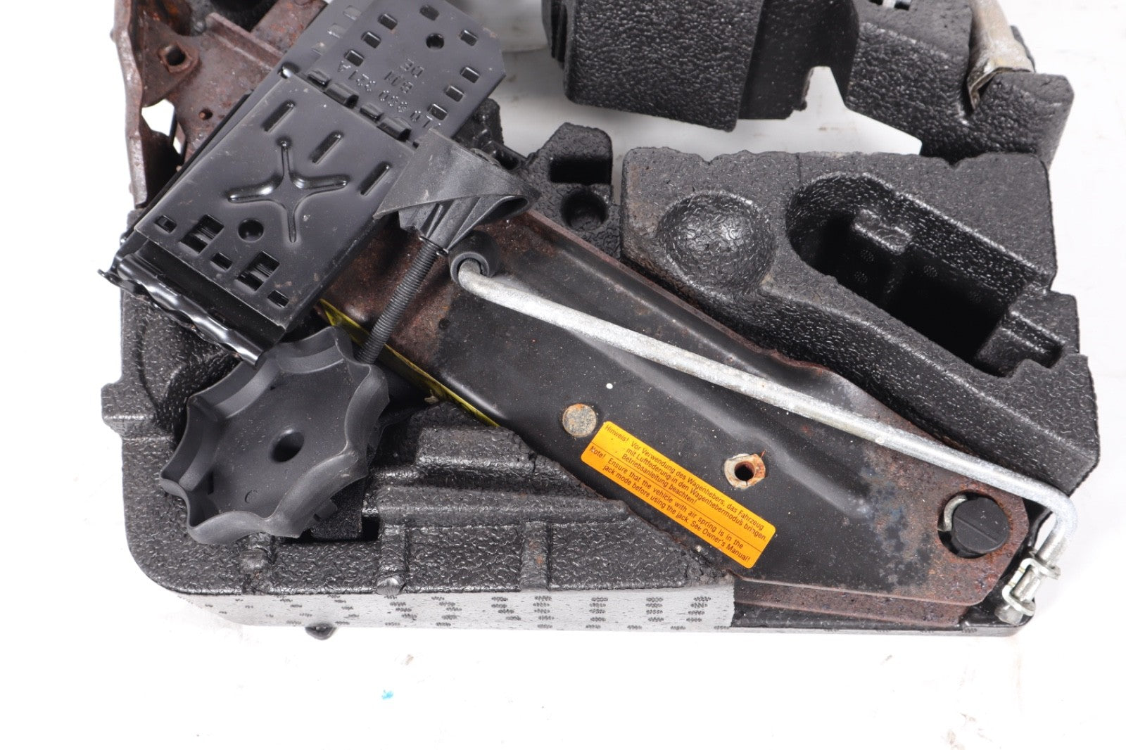 03-10 Porsche Cayenne Emergency Spare Tire Tool Kit Change Set Oem