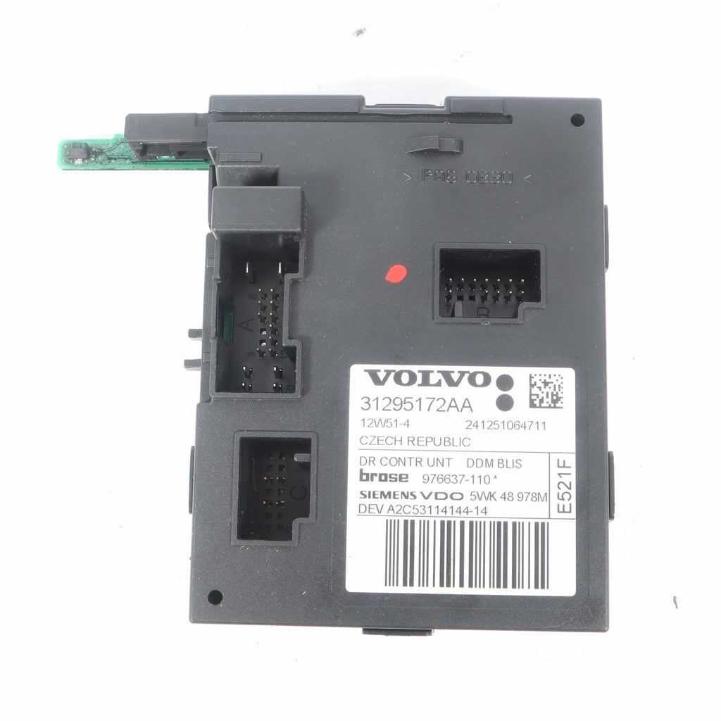 2005-2011 VOLVO C70 FRONT LEFT DRIVER SIDE WINDOW CONTROL MODULE OEM 31295172AA