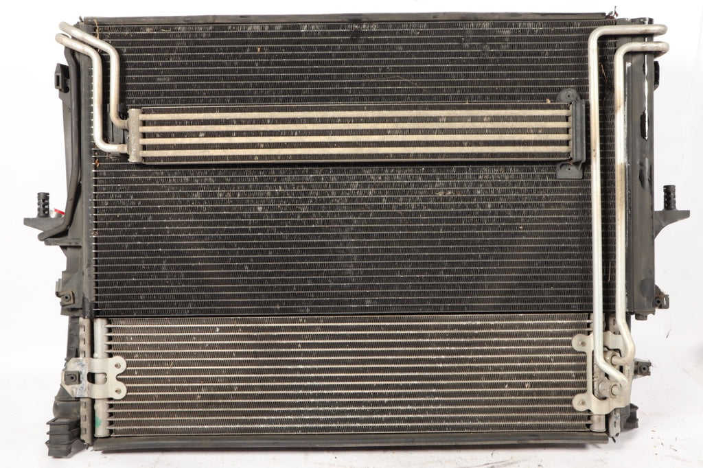 2007-2015 AUDI Q7 RADIATOR COOLANT A/C CONDENSER FAN ASSEMBLY  OEM