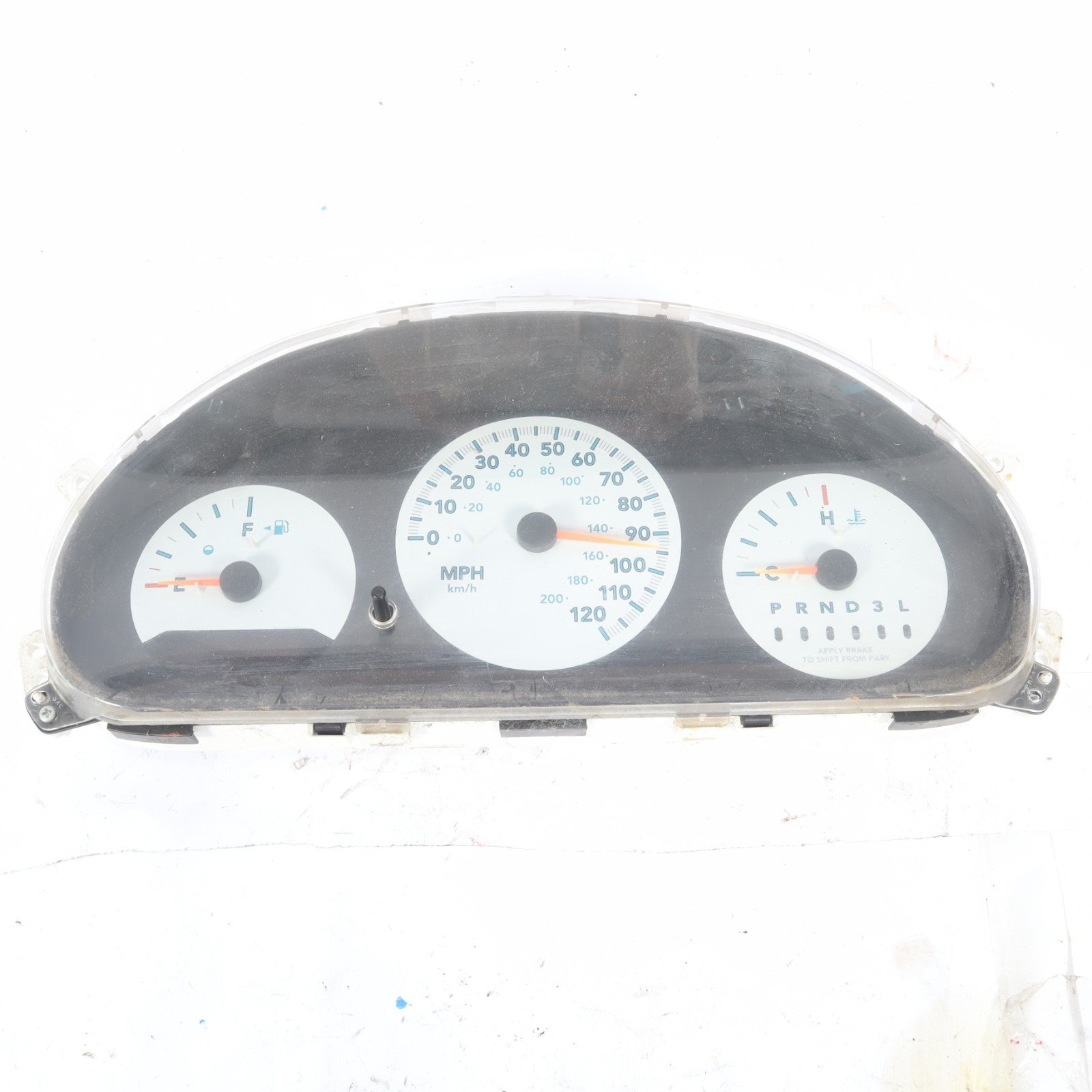 2006-2007 DODGE GRAND CARAVAN SPEEDOMETER INSTRUMENTAL KPH CLUSTER TN157530-9841