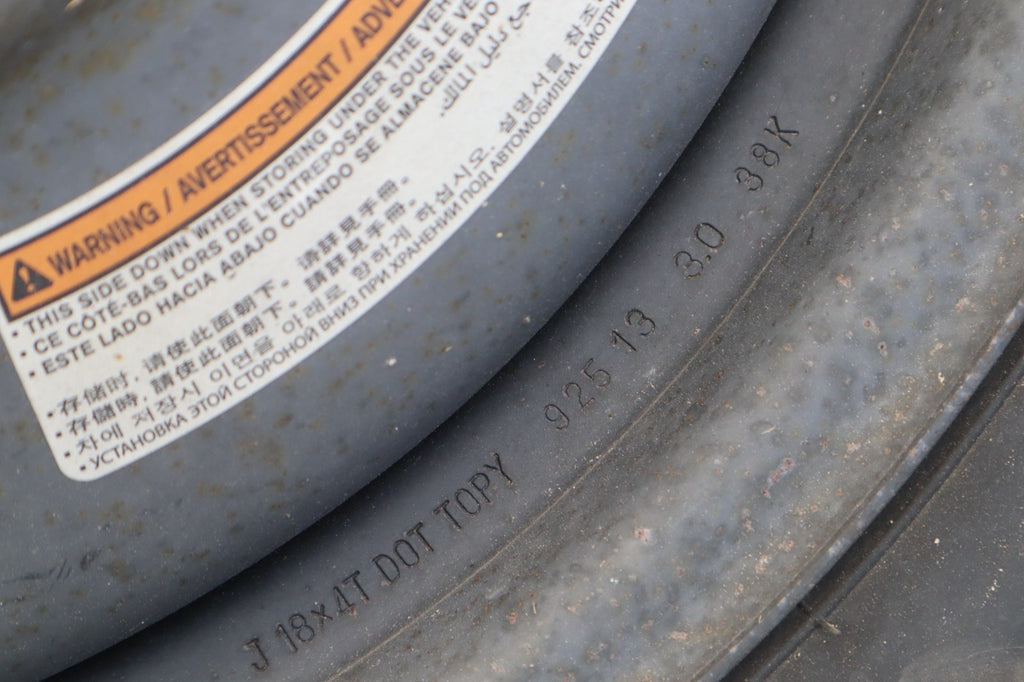 2013-2015 NISSAN PATHFINDER EMERGENCY SARE TIRE T165 /90D 18" OEM