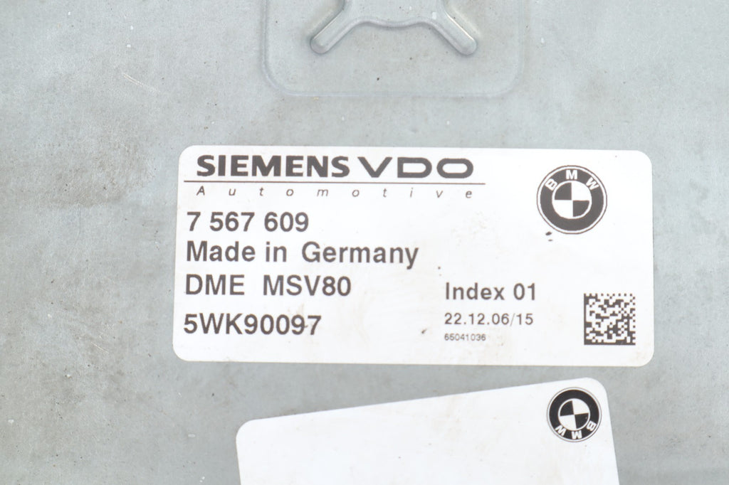 2004-2010 BMW X3 ENGINE COMPUTER ECU CONTROL MODULE UNIT 7567609 OEM