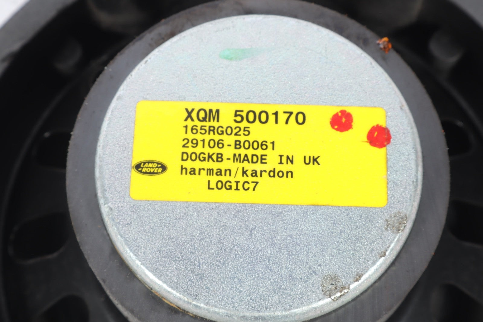 2006-2009 Range Rover Front Right Door Harman Speaker XQM500170 OEM