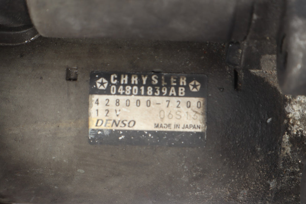 2011-2016 CHRYSLER TOWN COUNTRY STARTER MOTOR  04801839AB OEM