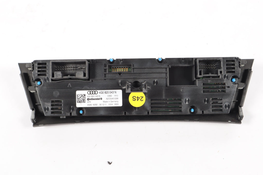 2012-2015 AUDI A7 Front AC Climate Control Temp Unit PANEL OEM 4G0820043N
