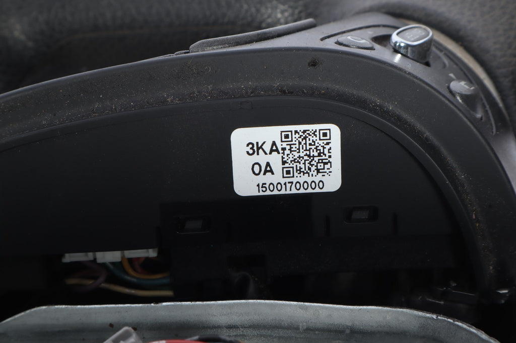 2013-2016 NISSAN PATHFINDER STEERING WHEEL BLACK LEATHER OEM