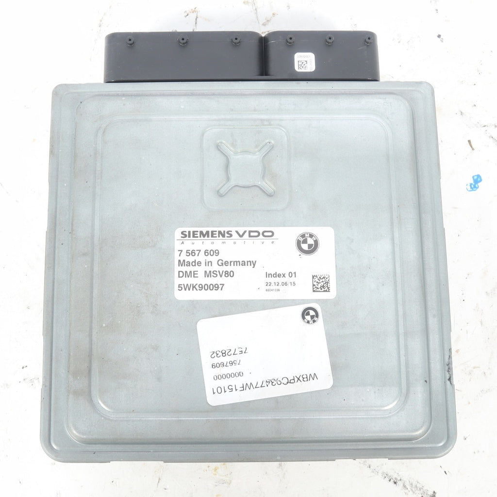 2004-2010 BMW X3 ENGINE COMPUTER ECU CONTROL MODULE UNIT 7567609 OEM