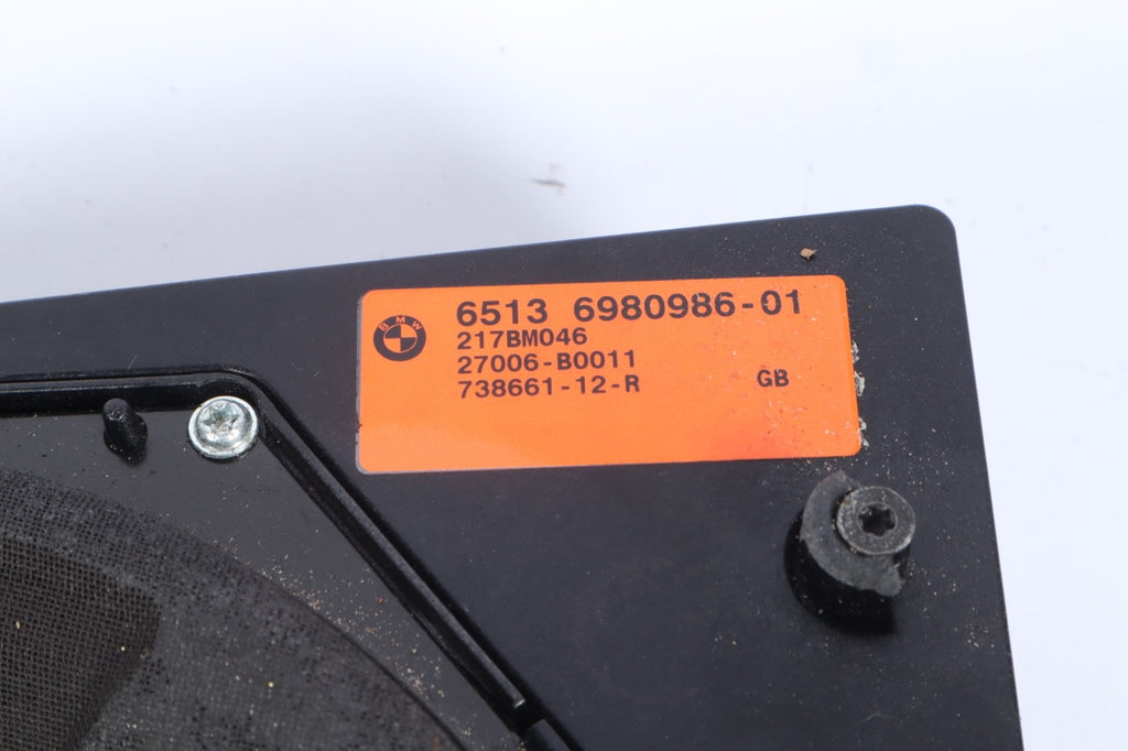2004 - 2010 BMW X3 FLOOR  SPEAKER SUBWOOFER RIGHT 6980986-01 OEM