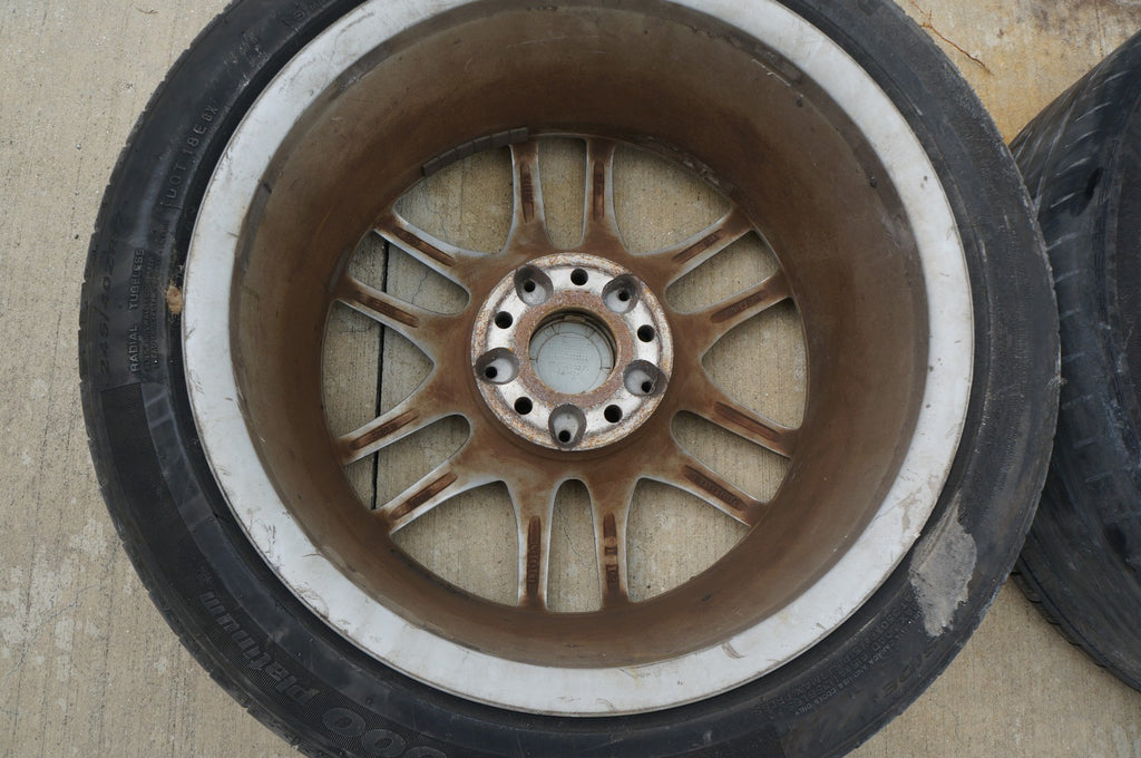 2006-2008 SLK280 Wheel 17x7.5 Twelve 12 Six 6 Split Spoke RIM RIMS WHEELS SET