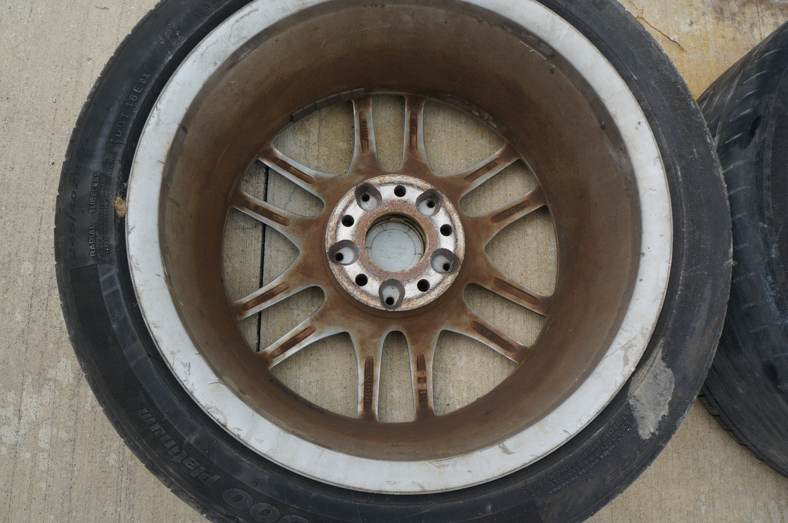 2006-2008 SLK280 Wheel 17x7.5 Twelve 12 Six 6 Split Spoke RIM RIMS WHEELS SET