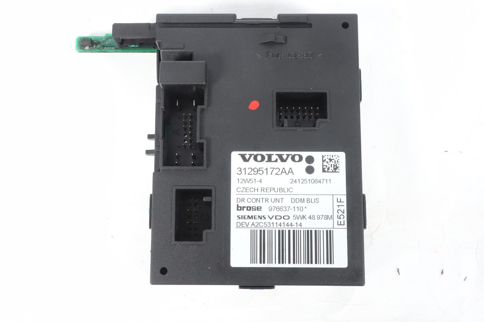 2005-2011 VOLVO C70 FRONT LEFT DRIVER SIDE WINDOW CONTROL MODULE OEM 31295172AA