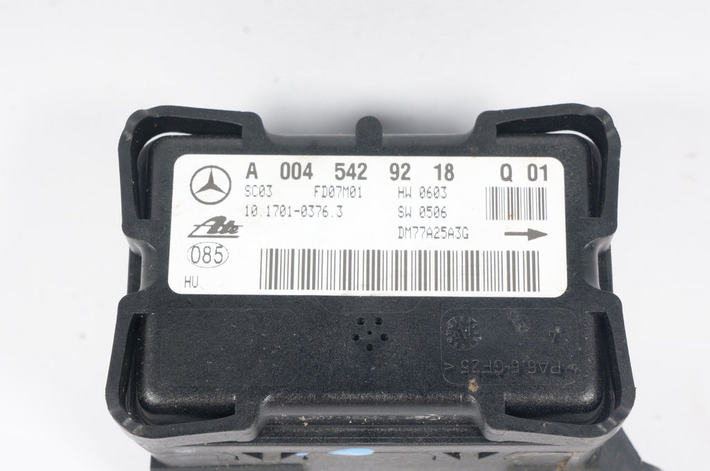03-09 Mercedes W209 CLK350 SLK280 C230 Yaw Rate Turn Sensor Module 0045429218