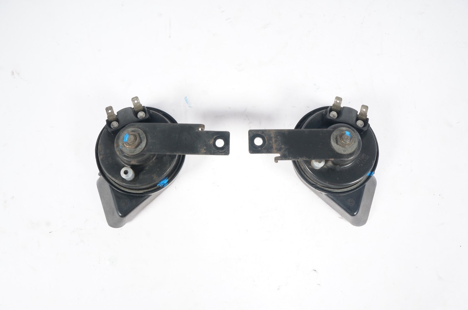 05-11 Mercedes SLK Class High & Low Tone Horn Horns Alarm Siren Set