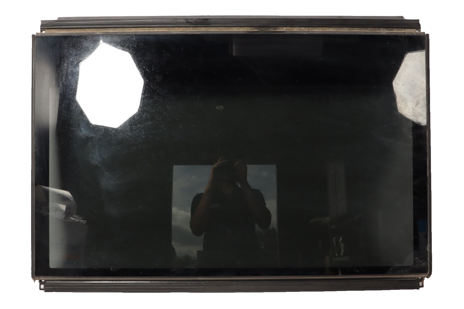 07-09 AUDI 4L Q7 UPPER CENTER SUNROOF GLASS PANEL 989716210 OEM
