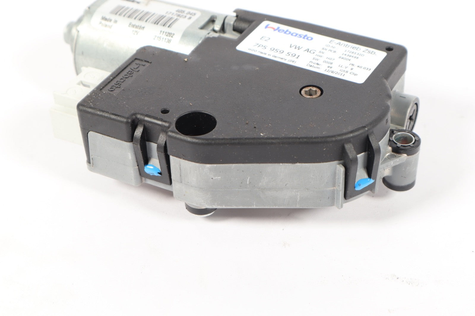 2012-2018 AUDI A6 A7 SUNROOF SUN MOON ROOF MOTOR 4G8 959 591 OEM