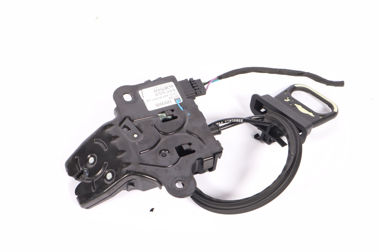 2016–2019 Buick Cascada Trunk Latch w/ Release Cable OEM 13513995