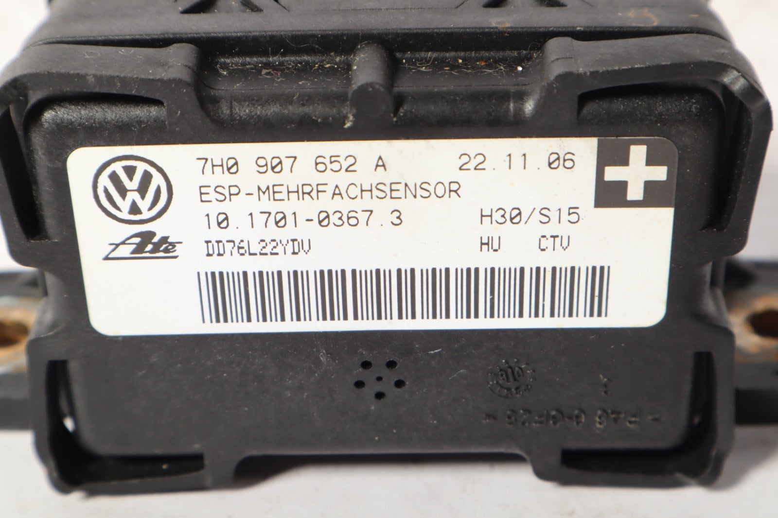 2006-2009 Audi Q7 Yaw Turn Rate Acceleration Sensor OEM 7H0907652A