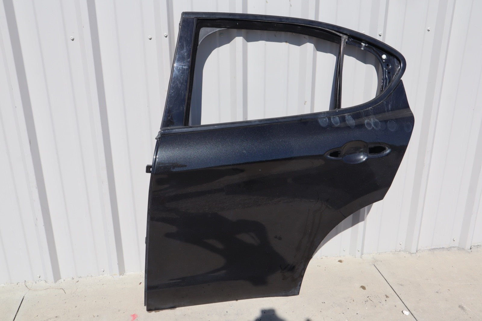 17-25 ALFA Romeo Stelvio Rear Left Driver Exterior Door Shell Panel Gray Oem