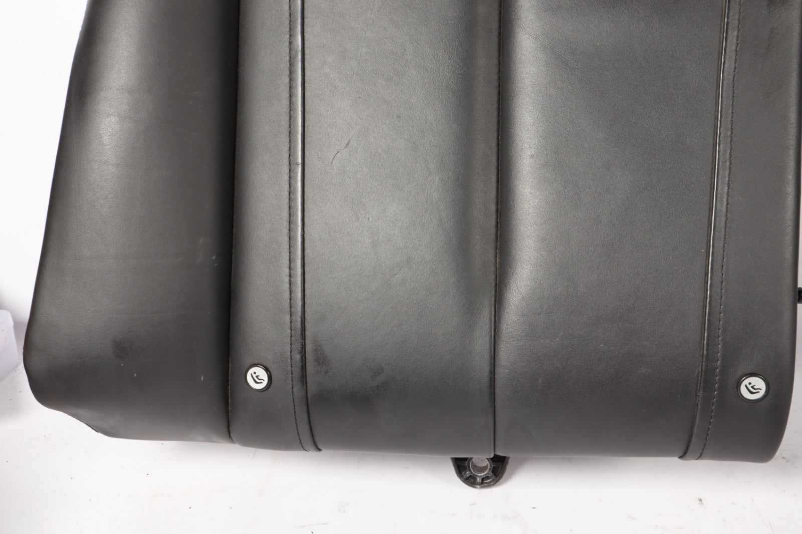 12-18 BMW 650i 640i 535i Rear Seat Cushion Leather Top Upper Black OEM