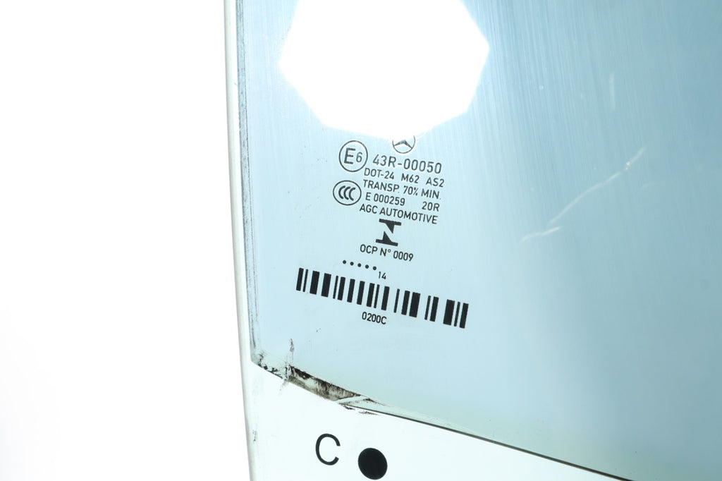 14-17 Mercedes W207 E350 E550 Coupe Front Right Passenger Side Window Glass OEM