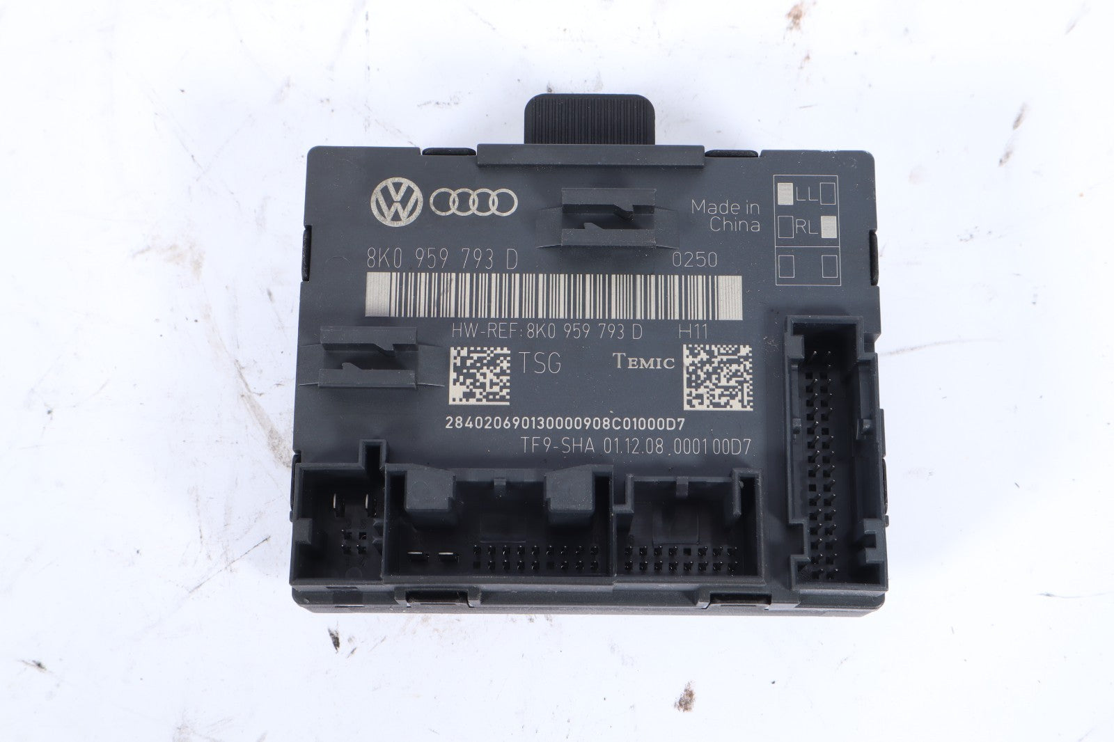 2009  AUDI  Q5 FRONT LEFT DOOR CONTROL MODULE OEM 8K0959793D