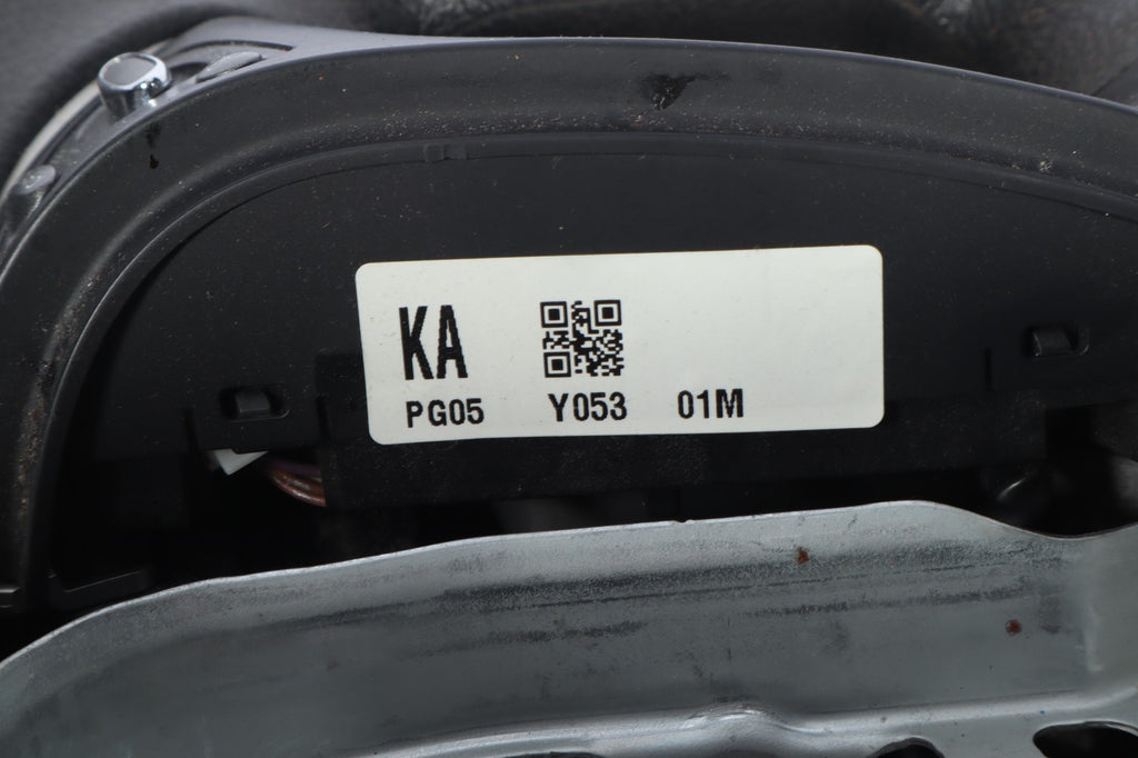2013-2016 NISSAN PATHFINDER STEERING WHEEL BLACK LEATHER OEM