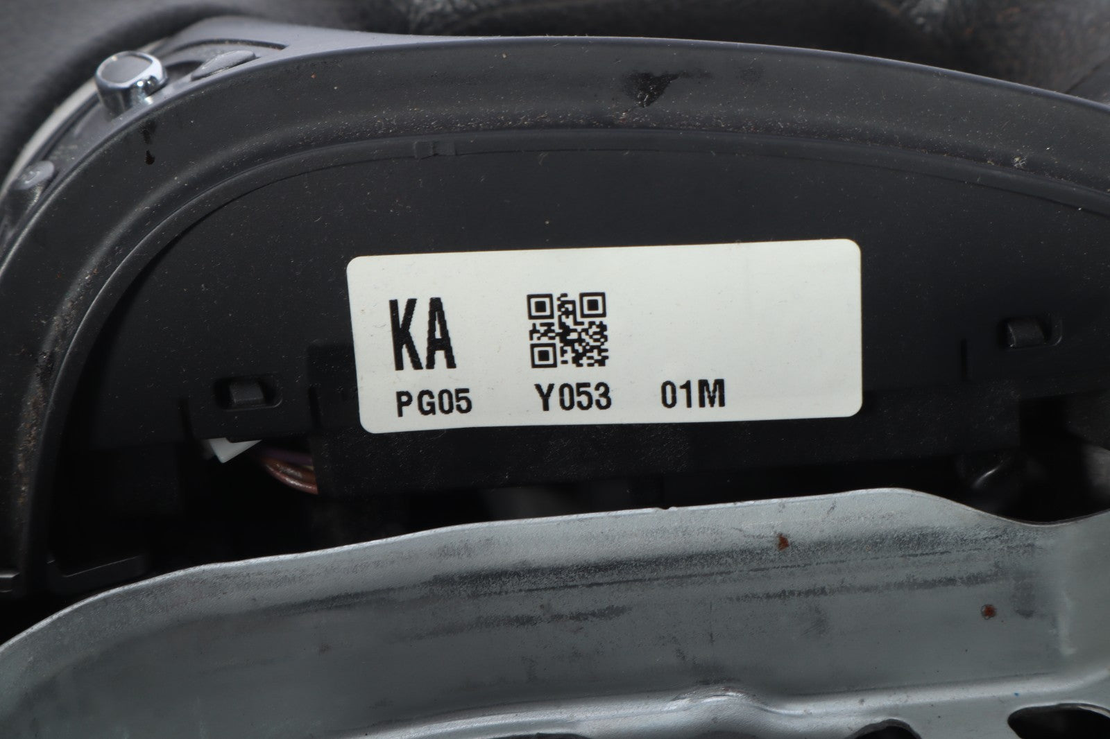 2013-2016 NISSAN PATHFINDER STEERING WHEEL BLACK LEATHER OEM
