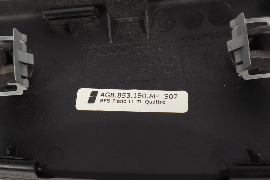 12-15 Audi A7 Quattro Right Passenger Side Dash Panel Trim Wood 4G8853190 Oem