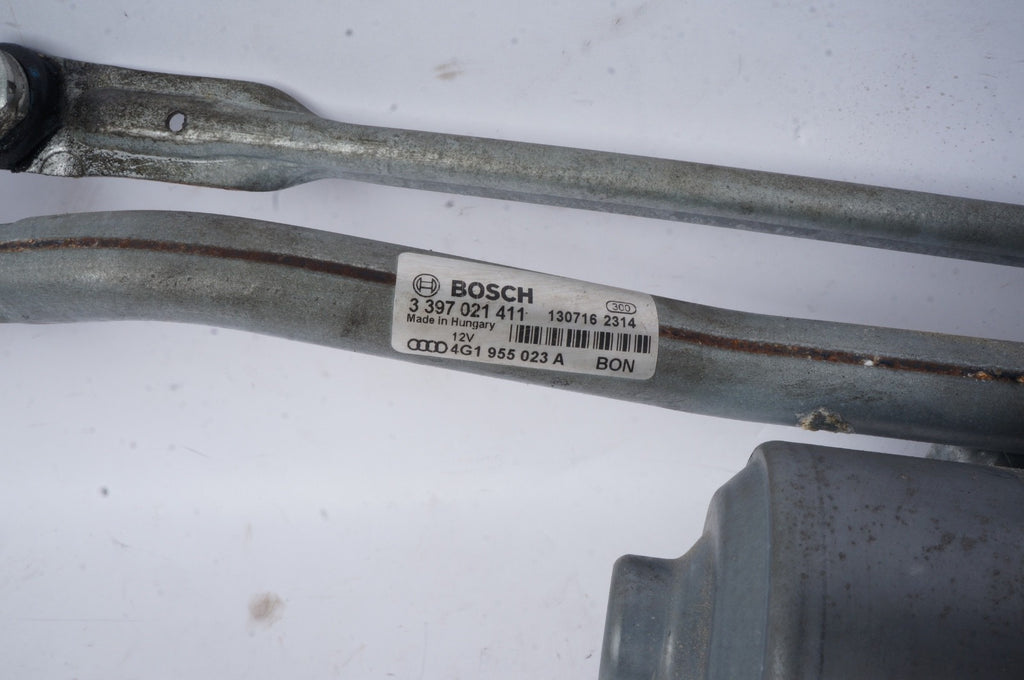 12-18 Audi A6 A7 S6 S7 Windshield Wiper Motor Linkage Assembly OEM 4G1955023C