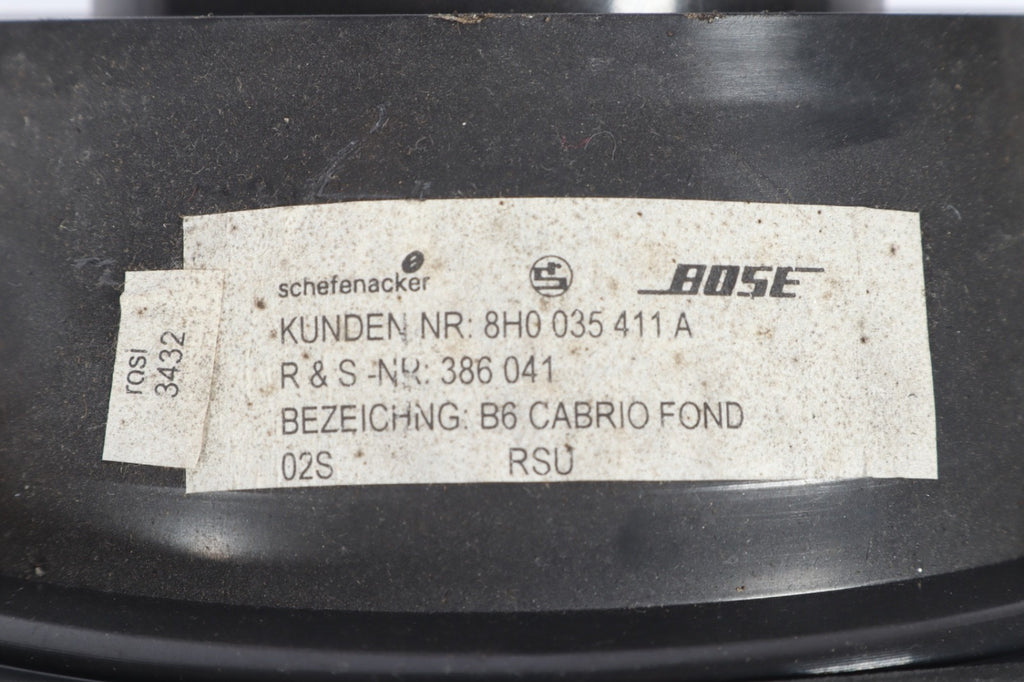 2002-2009 AUDI A4 CONVERTIBLE BOSE SPEAKER FRONT LEFT 8H0035411A OEM