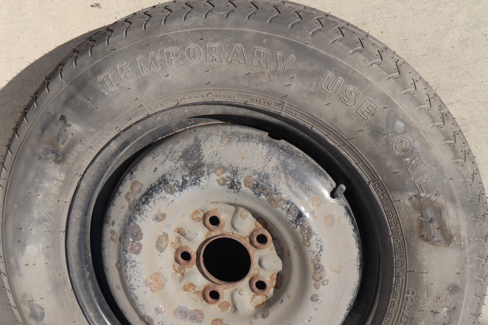 2009-2018 MITSUBISHI OUTLANDER  SPARE TIRE 16 OEM