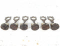 BMW 550 650 X5 X6 4.4L N63 TWIN TURBO ENGINE MOTOR PISTON W/ ROD SET OF 6 OEM
