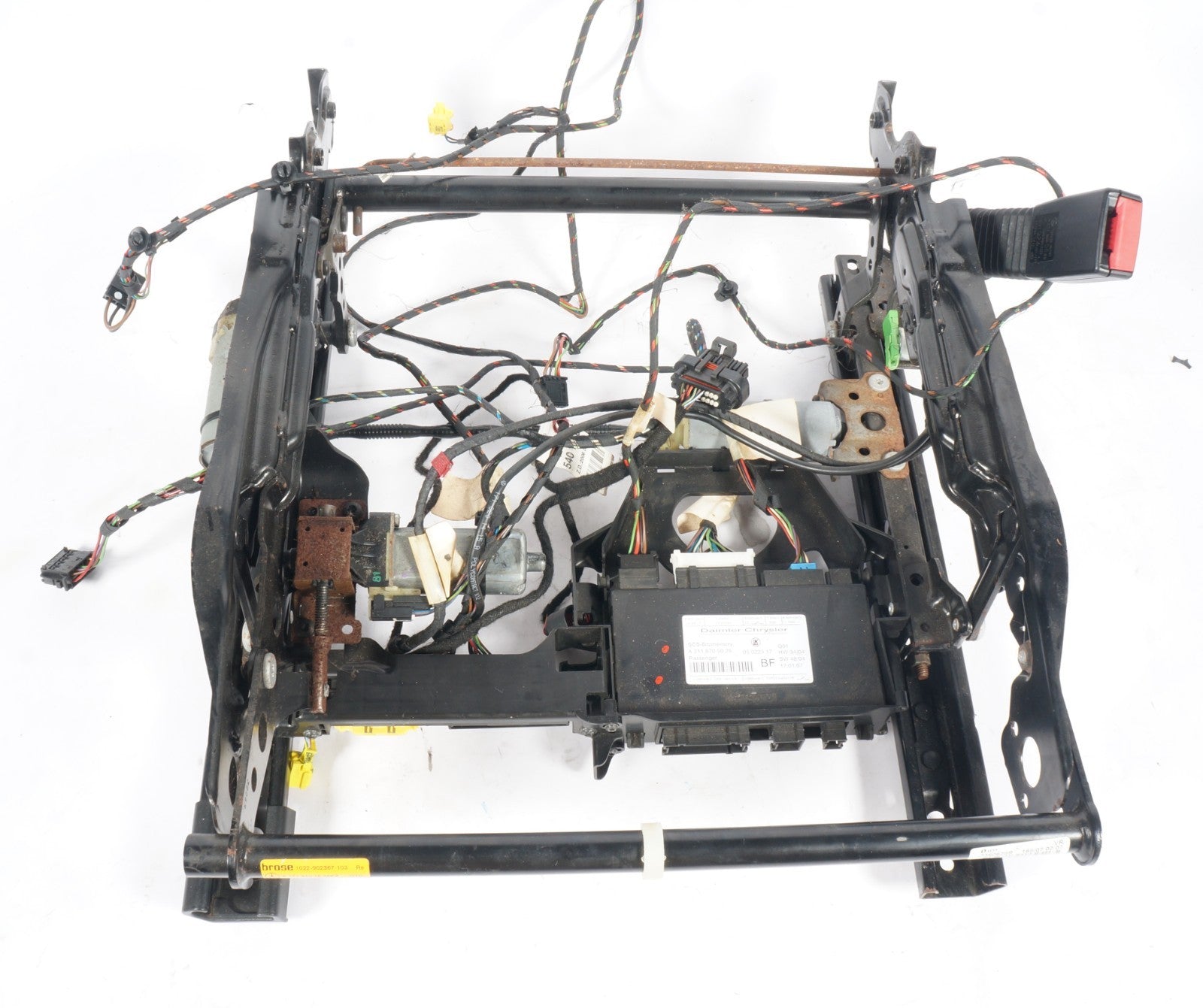05 - 11 Mercedes R171 SLK300 SLK350 Front Right Seat Rail Track Frame w/Motors