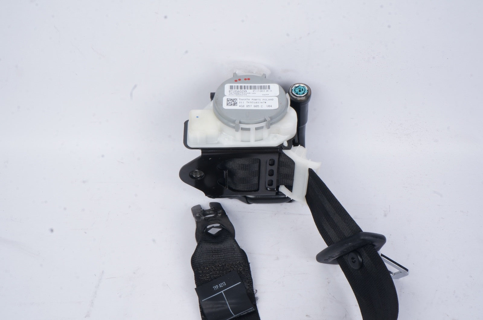 2012 - 2017 AUDI A7 REAR LEFT DRIVER SIDE SEAT BELT SEATBELT RETRACTOR OEM