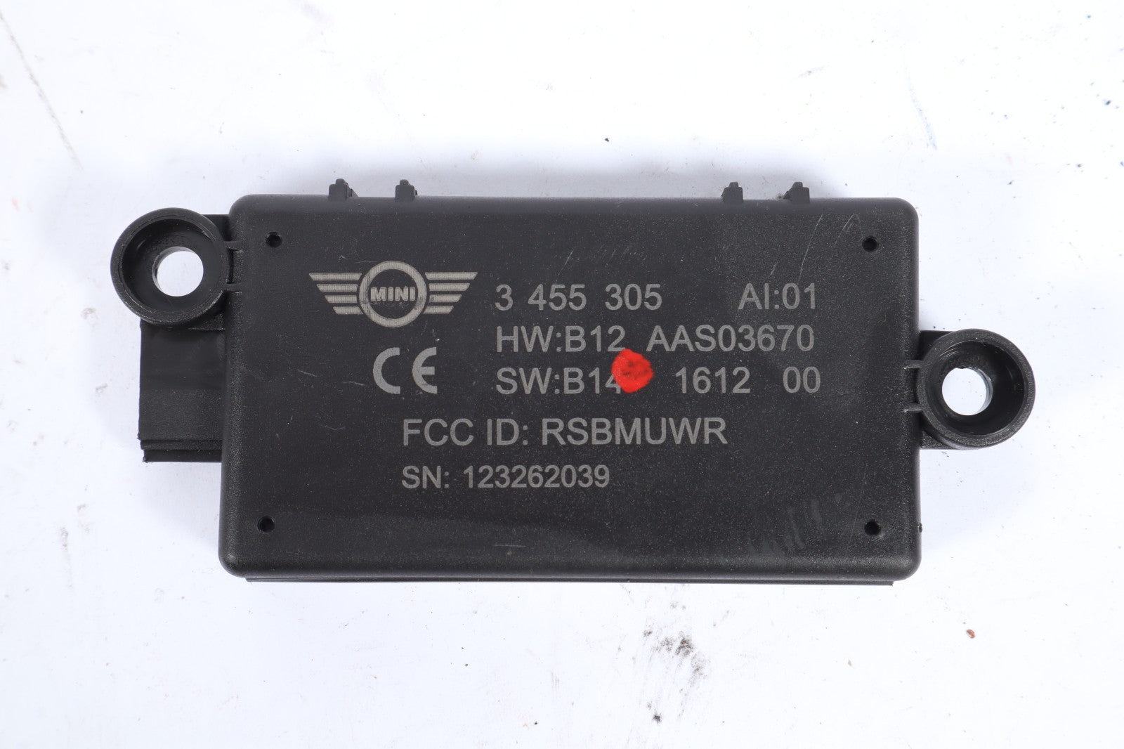 2009-2013 MINI COOPER R57 R58 R59 DWA-ALARM CONTROL MODULE 3455305 OEM