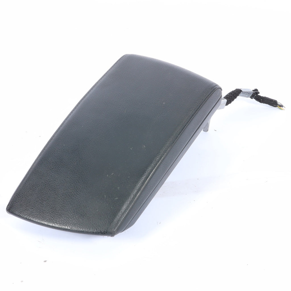 2005-2010 BMW X3 CENTER CONSOLE BLACK LEATHER ARMREST LID STORAGE OEM