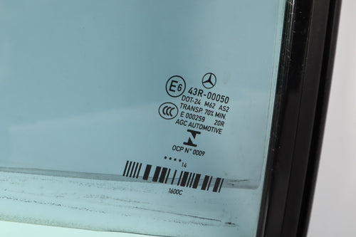 10-17 Mercedes W207 E350 E550 Coupe Rear Right Driver Quarter Window Glass OEM