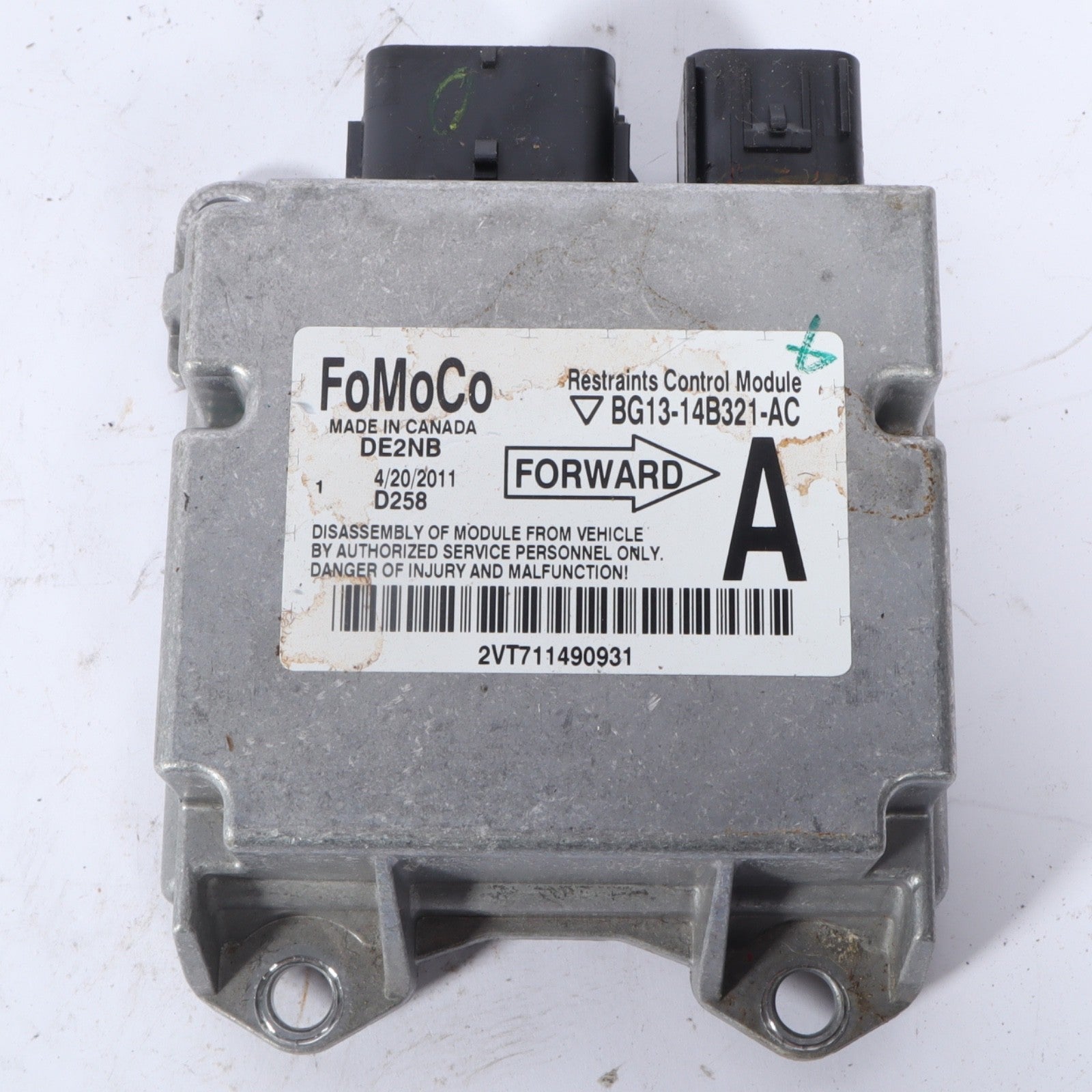2010-2012 FORD TAURUS CONTROL MODULE ECU COMPUTER OEM BG13-14B321-AC